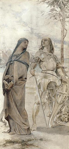 Le Cid et Chimère, Luc Olivier Merson, 1er quart 20e siècle