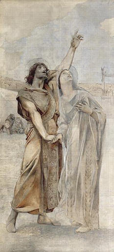 Polyeucte et Pauline, Luc Olivier Merson, 1er quart 20e siècle
