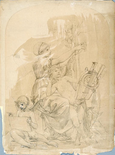 Les Arts (pour l'hôtel Gouin), Luc Olivier Merson, 1er quart 20e siècle
