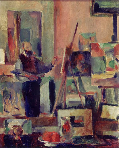 Portrait de l'artiste, Henry Ottmann, 2e quart 20e siècle