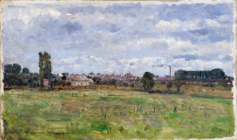 Prairie de Mauves à Nantes, Victor Julien Richard, 1er quart 20e siècle