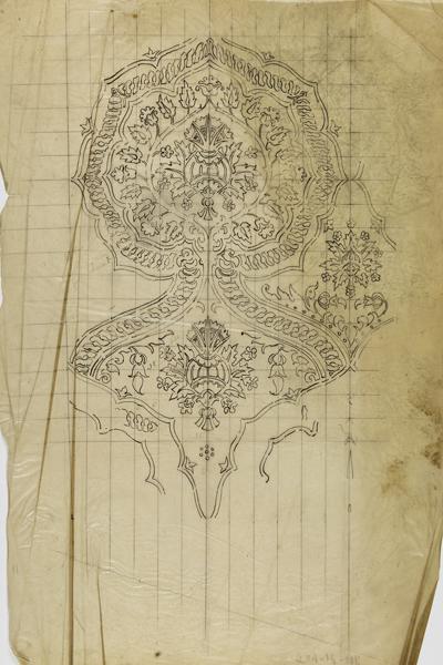 Motif ornemental, Luc Olivier Merson, 1879 vers