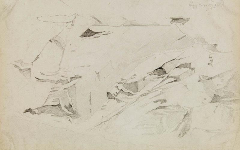 Rochers, Luc Olivier Merson, 1879