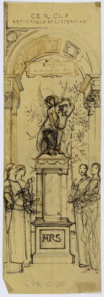 Cercle artistique et littéraire, soirée du 14 décembre 1892, Luc Olivier Merson, 1892