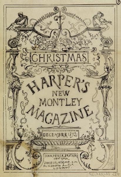 Christmas / Harper's / New monthly / magazine / december (corriger her) 1892 Harper's 8 brothers / New York James R. Osgood... London, Luc Olivier Merson, 1892