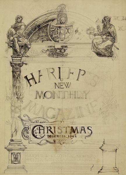 Harper's / New / monthly / magazine Christmas / december 1892 /..., Luc Olivier Merson, 1892