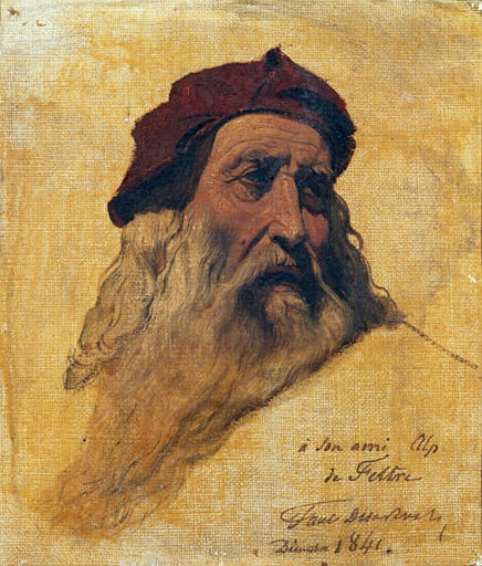 Léonard de Vinci, Hippolyte Delaroche, 1841