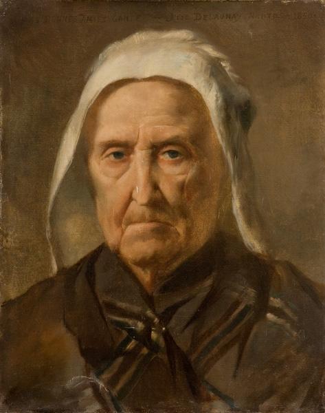 Portrait de Mme Gante, Jules Elie Delaunay, 1850