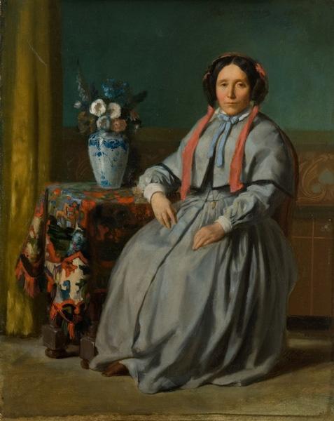 Portrait de Mlle Joséphine Gante, Jules Elie Delaunay, 1850