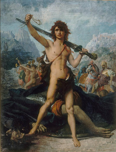 David triomphant, Jules Elie Delaunay, 1874