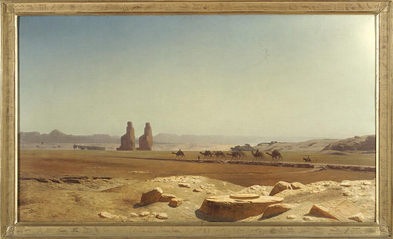 Vue de la plaine de Thèbes (Haute-Egypte)_0
