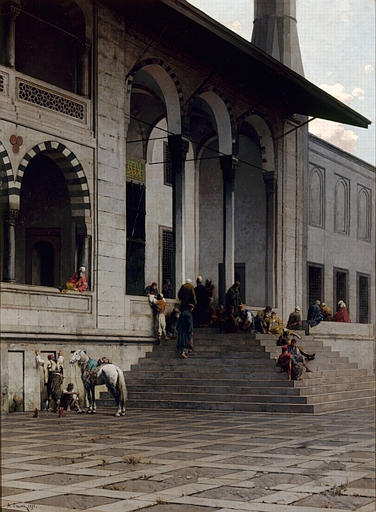 Porte de la mosquée de Yeni-Djami, à Constantinople._0