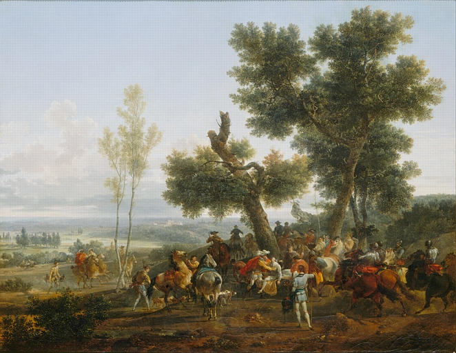 Rencontre d'Henri IV et de Sully dans la plaine de Beuvron le lendemain de la bataille d'Ivry_0