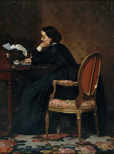 La Réponse, Auguste Toulmouche, 4e quart 19e siècle