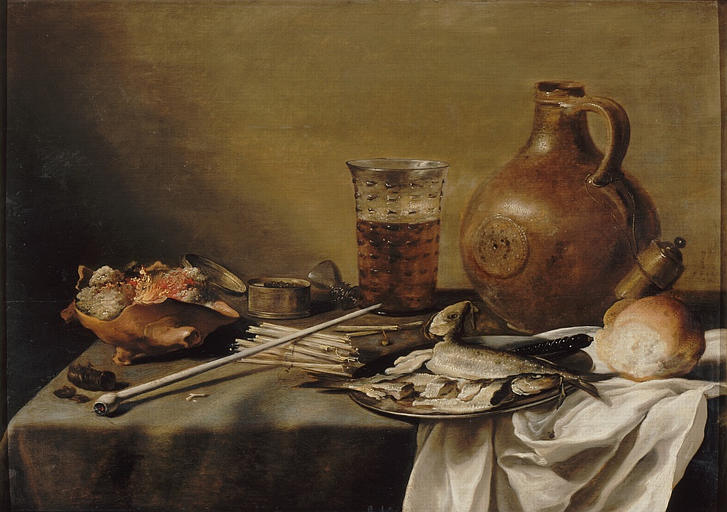 Nature morte au verre de bière_0