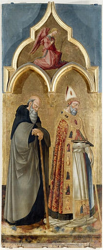 Saint Antoine et un saint évêque_0