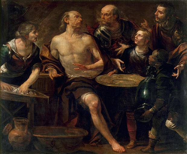 Phocion refusant les cadeaux d'Alexandre_0