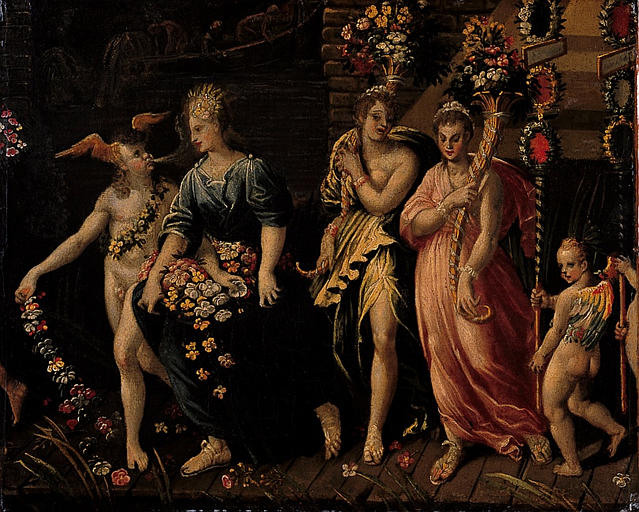 Le triomphe du Printemps (fragment), Antoine Caron, 4e quart 16e siècle