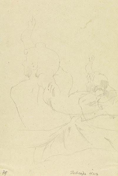 Figures pour l'Opéra, Jules Elie Delaunay, 4e quart 19e siècle