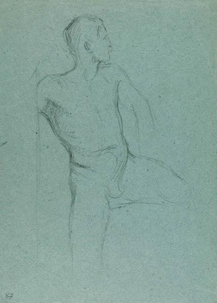 Académie d'homme, Jules Elie Delaunay, 4e quart 19e siècle