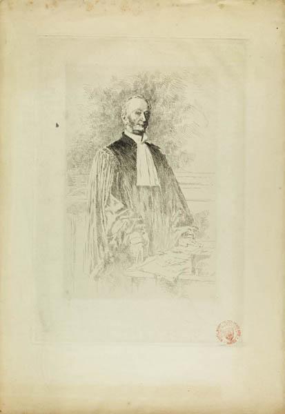 Monsieur Biéville (premier état), Jules Elie Delaunay, 4e quart 19e siècle