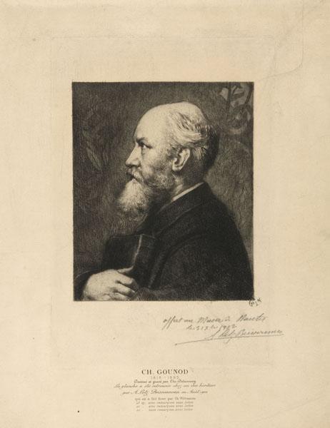 Charles Gounod (après la lettre), Jules Elie Delaunay, 4e quart 19e siècle