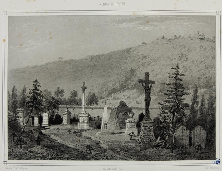 Cimetière de Neuviller, Adolphe d' Hastrel, 19e siècle