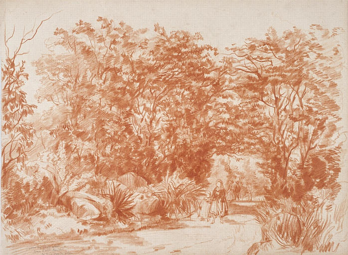 Jardin des Plantes à Nantes, allée de la pièce d'eau_0