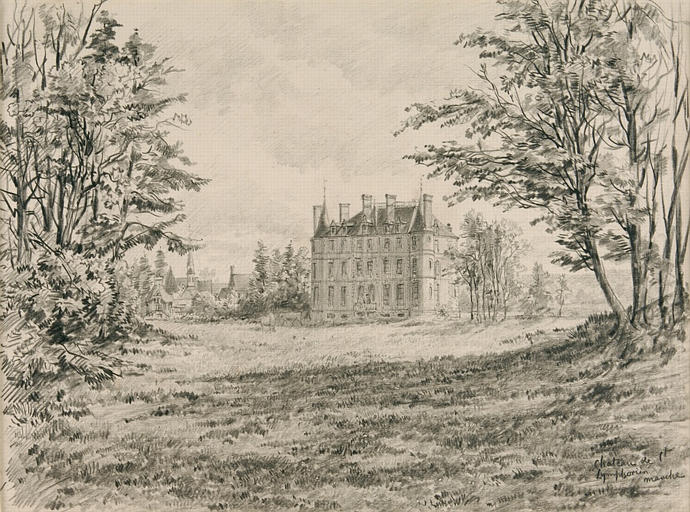 Château de Saint-Symphorien, Manche, Olivier de Wismes, 4e quart 19e siècle