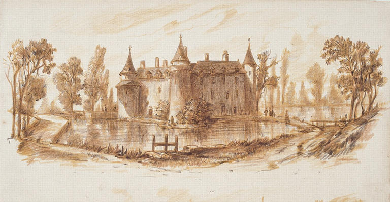 Château de Flers, Orne, Olivier de Wismes, 4e quart 19e siècle