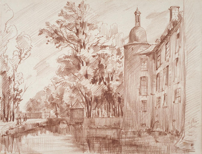 Château de Flers, Orne : détail, Olivier de Wismes, 4e quart 19e siècle
