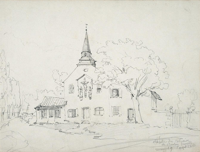 Chapelle du calvaire de Boulay (Moselle), 1851, Olivier de Wismes, 4e quart 19e siècle