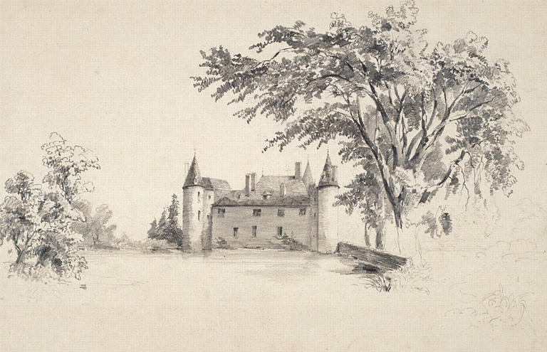 Un château du Berry, Olivier de Wismes, 4e quart 19e siècle