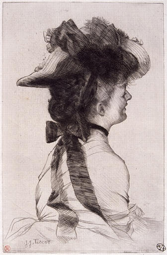 Le chapeau Rubens, James Jacques Joseph Tissot, 1er quart 20e siècle