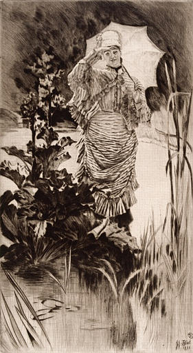 Matinée de printemps, James Jacques Joseph Tissot, 1er quart 20e siècle