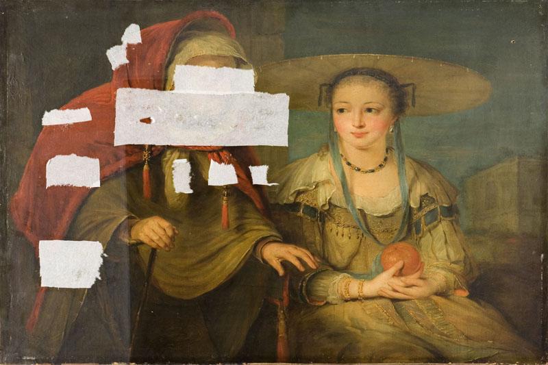 Vertumne et Pomone, Arent de Gelder, 2e quart 18e siècle