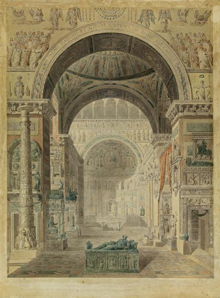 Rome, Intérieur de l'église Saint-Clément_0