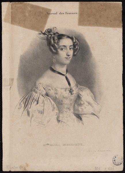 Mademoiselle Elisa Mercoeur, Jean Gigoux, 1er quart 19e siècle