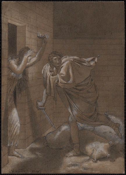 Lucius et Photis, Antoine Denis Chaudet, 1805
