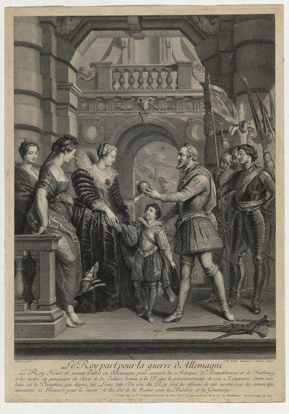Le roy part pour la guerre d'Allemagne, Petrus Paulus Rubens, 4e quart 17e siècle, 1er quart 18e siècle