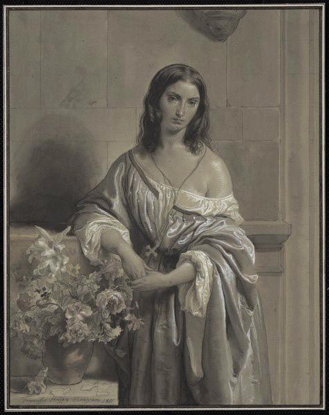La jeune vénitienne, Francesco Hayez, 1851