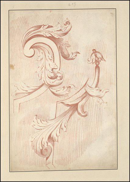 Ornement, Romain Girard, 4e quart 18e siècle, 1er quart 19e siècle