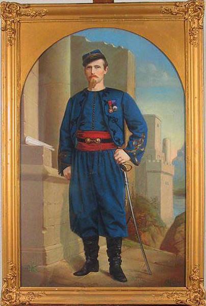 Portrait d'Athanase de Charette, général des zouaves pontificaux_0