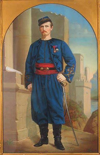 Portrait d'Athanase de Charette, général des zouaves pontificaux_1