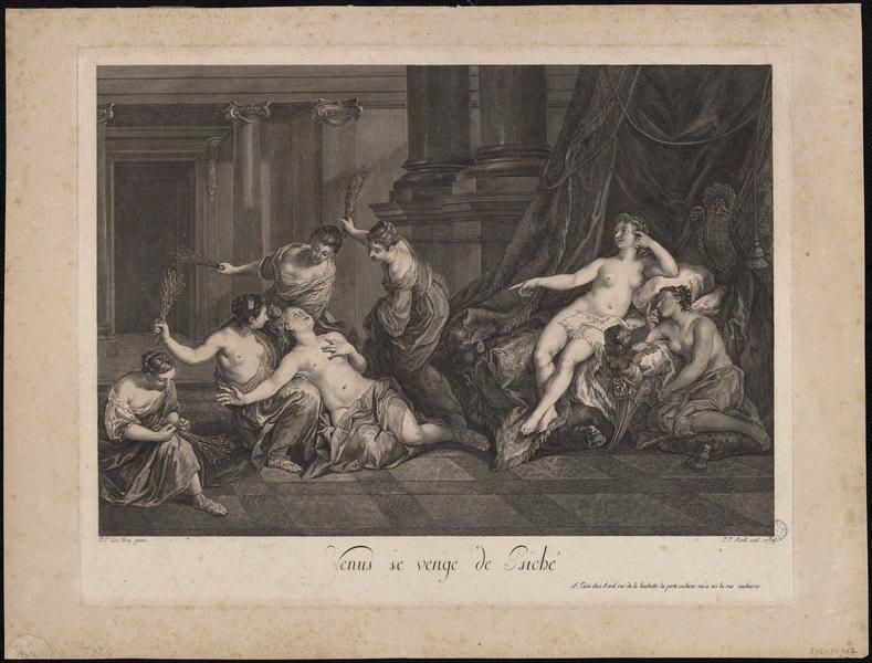 Venus se venge de Psiché, Jean-François de Troy, 1779
