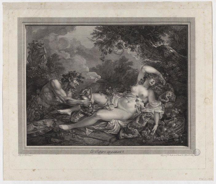 Le satyre impatient, Jacques Philippe Caresme, 1780