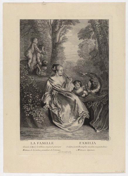 La famille, Antoine Watteau, 1ère moitié 18e siècle