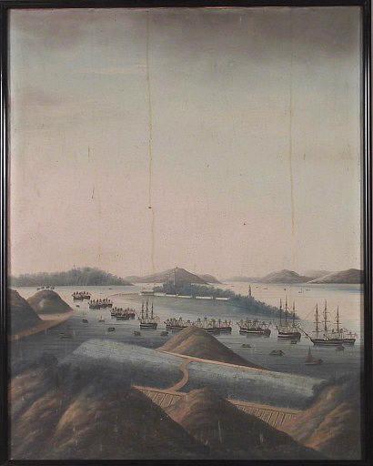 La rade de Whampoa ; Île de Whampoa