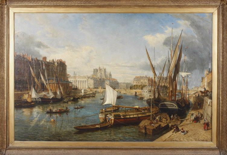 Nantes : vue des quais de la Loire_2