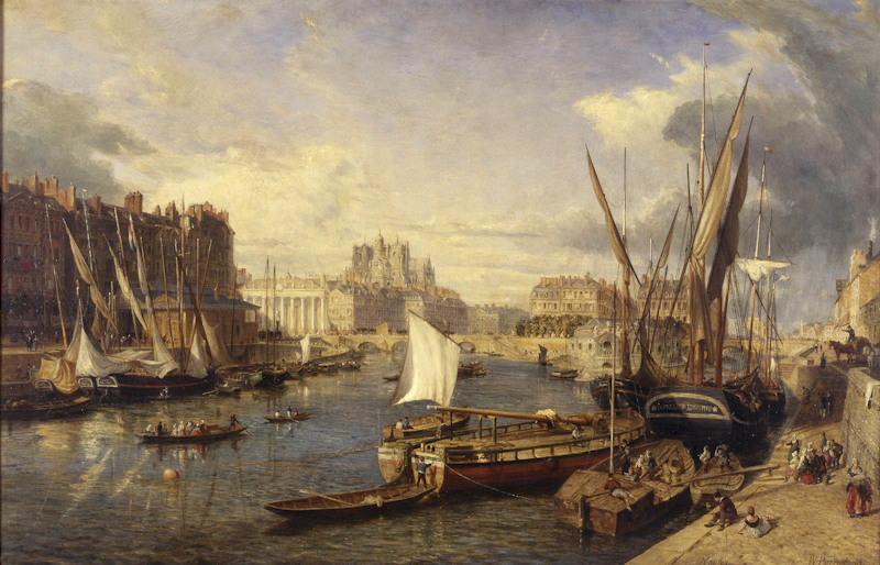 Nantes : vue des quais de la Loire_0